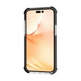thumbnail image 4 of SaniMore for iPhone 14 6.1" 2022 Case, Ultra-clear Rugged Acrylic Backplane Shockproof Anti-fall Slim Lightweight Anti-scratch Anti-slip Cover For iPhone 14 6.1" 2022, Black/Clear, 4 of 10
