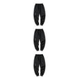 thumbnail image 3 of kurtrusly 1/2/3 Comfortable And Stylish Pants For Men - Everyday Essential Wide Application 603black XL 3PCS, 3 of 6