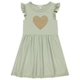 thumbnail image 5 of Btween Girls Dresses 3 Pack Short Sleeve Skater, Tiered & Ruffle Sleeve Dresses, Soft Brushed ITY Fabric, 5 of 5