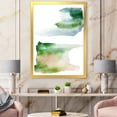 thumbnail image 3 of Designart 'Blue Green and Pink Spots Clouds' Modern Framed Art Print, 3 of 4