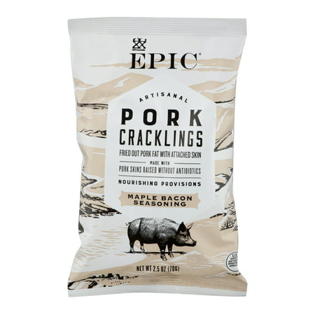 EPIC Artisnal Pork Cracklings Maple Bacon Seasoning, 2.5