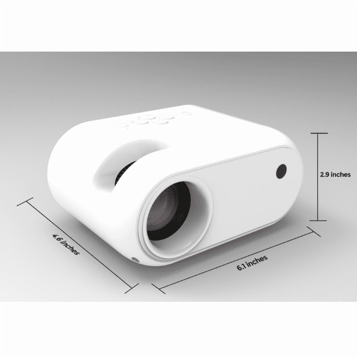 Mini Projector,  Full HD 1080P Video Projector, Portable Outdoor Projector with Tripod, Kids Gift, Home Theater Movie Phone Projector Compatible with Android/iOS/Windows/TV Stick/HDMI/USB