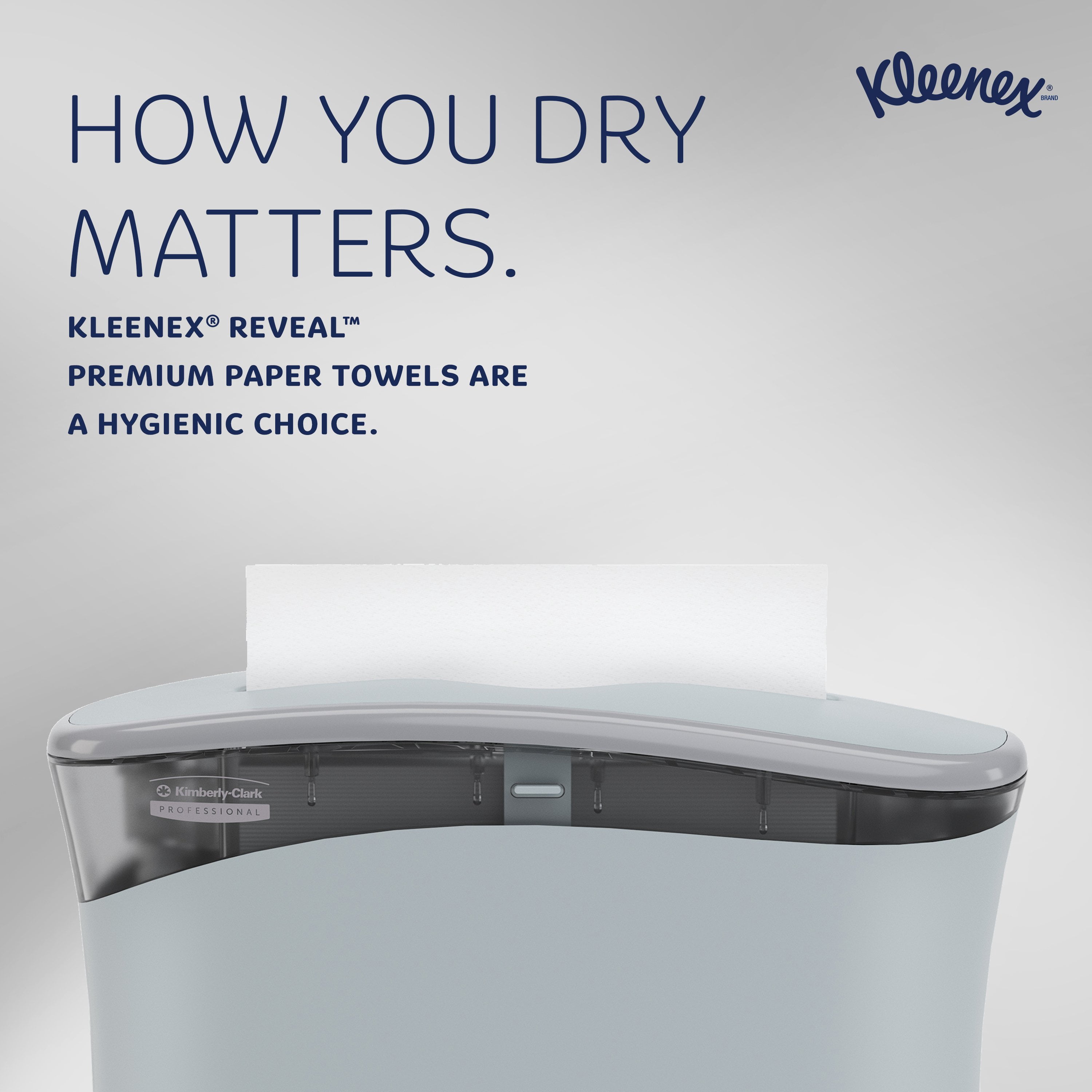 Kleenex Reveal Multifold Paper Towels, Bulk (46321), 2-Ply, 7.5" x 9.4" Towel, for Kimberly-Clark Professional Countertop System Dispensers (150 Sheets/Pack, 16 Packs/Case, 2,400 Sheet Total)