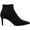 Black, variant on Alfani Womens Jacklynne Leather Pointed Toe Booties