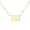 Gold Number 333, variant on Angel Number Necklaces for Women Imitation Pearl 000 111 222 333 444 555 666 777 888 999 Chain Gold/Silver Plated Stainless Steel Dainty Pendant Personalized Jewelry Silver Number 444
