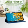 thumbnail image 2 of for Galaxy A15 5G Phone Case Wallet,A15 5G Flip Cases,Card Holder Cute Floral Leather Kickstand,Wrist Strap,,Shockproof Protective Cover for Samsung Galaxy A15 5G / 4G (Blue), 2 of 14