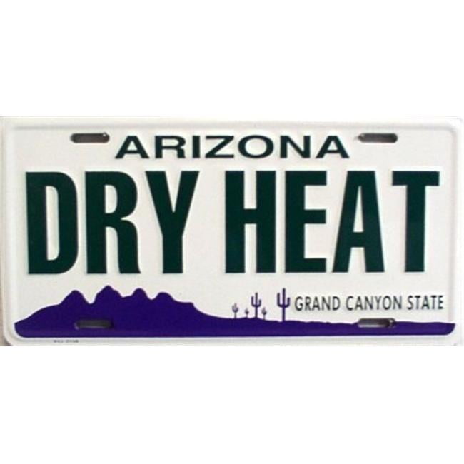 LP 1083 AZ Arizona Dry Heat License Plate 3106