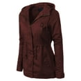 thumbnail image 3 of MixMatchy Women's Casual Lightweight Military Safari Anorak Utility Jacket, 3 of 7