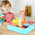 thumbnail image 1 of XWSHYW Juguetes para Niños 19 Uds. de Juguetes para Fregadero de Cocina con Agua Corriente, Regalos Educativos para Niñas y Niños, 1 of 6
