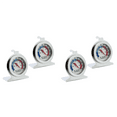 thumbnail image 1 of 4 Pcs Refrigerator Thermometer 20℃-20℃/-20℉-80℉ Fridge Analog Thermometer Large Dial with Red Indicator Thermometer, 1 of 7
