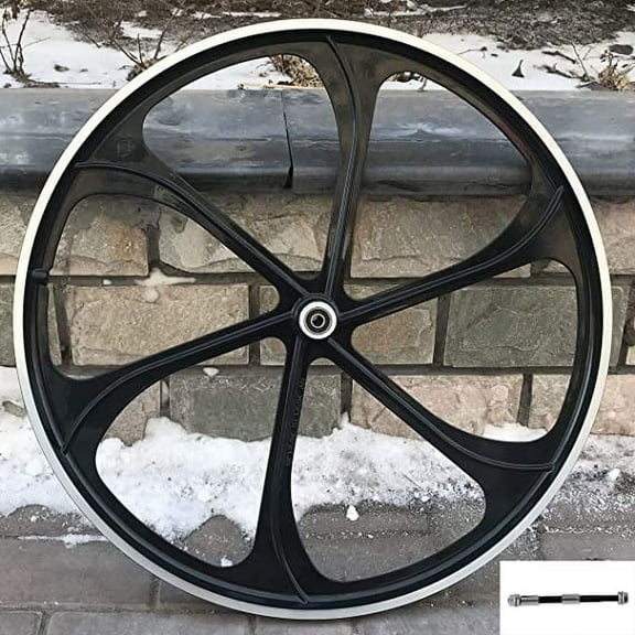 CDHPOWER 26" Aluminum Rear Mag Wheel ONLY for Rotary Flywheel/135mm/Disc Brake,Aluminum Alloy Wheel 66cc/80cc/yd100