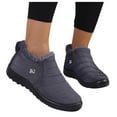 thumbnail image 7 of YLYL Women Men Winter Snow Boots Arch Support Warm Fur Lined No Slip Waterproof Slip on Ankle Booties, 7 of 7