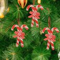 thumbnail image 4 of UPGRATOR 1Set Small Tree Ornaments Modern Aesthetic Design Cane Shape Red Polymer Clay for Home Decor, 4 of 8