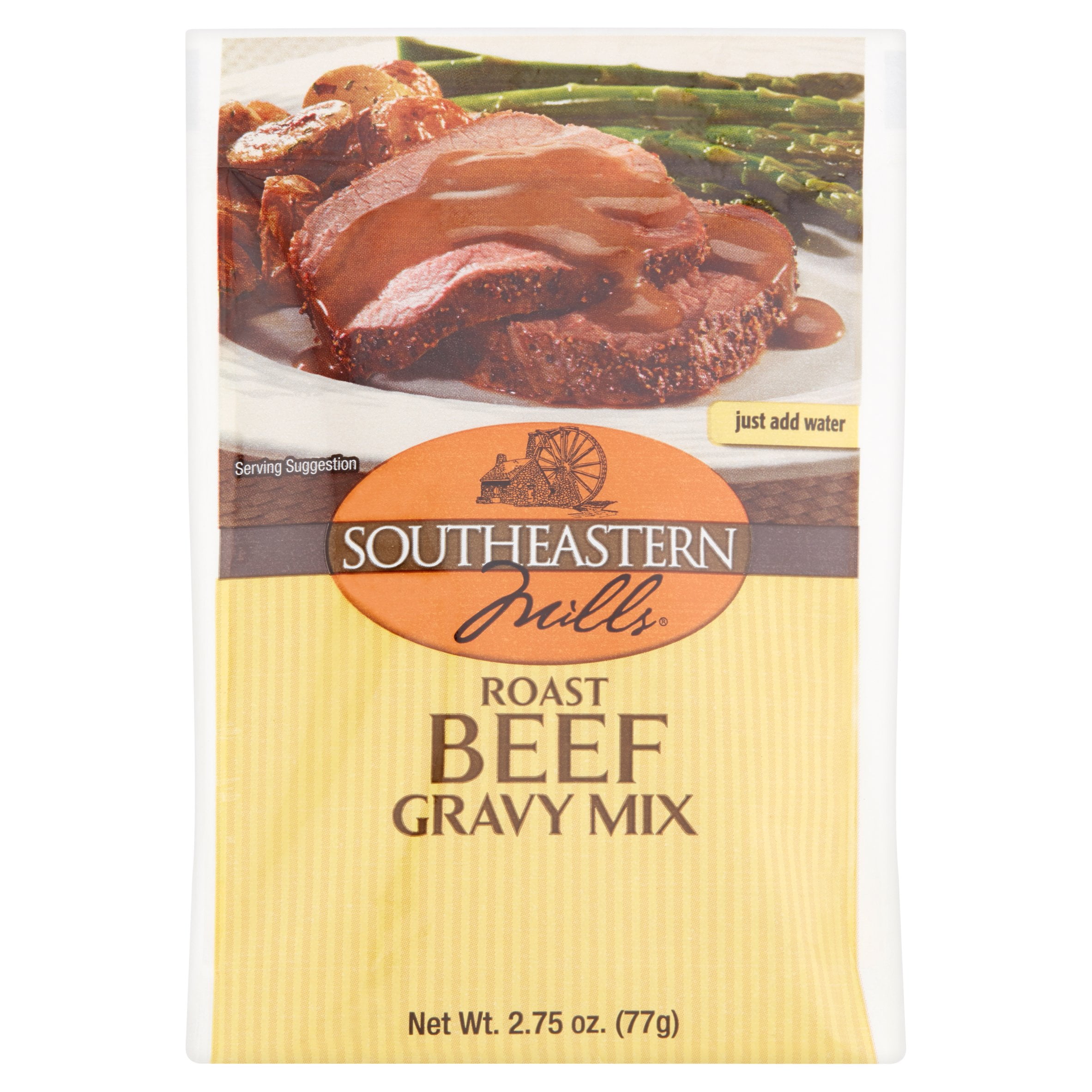 Southeastern Mills Roast Beef Gravy Mix, 2.75 oz, 12 pack