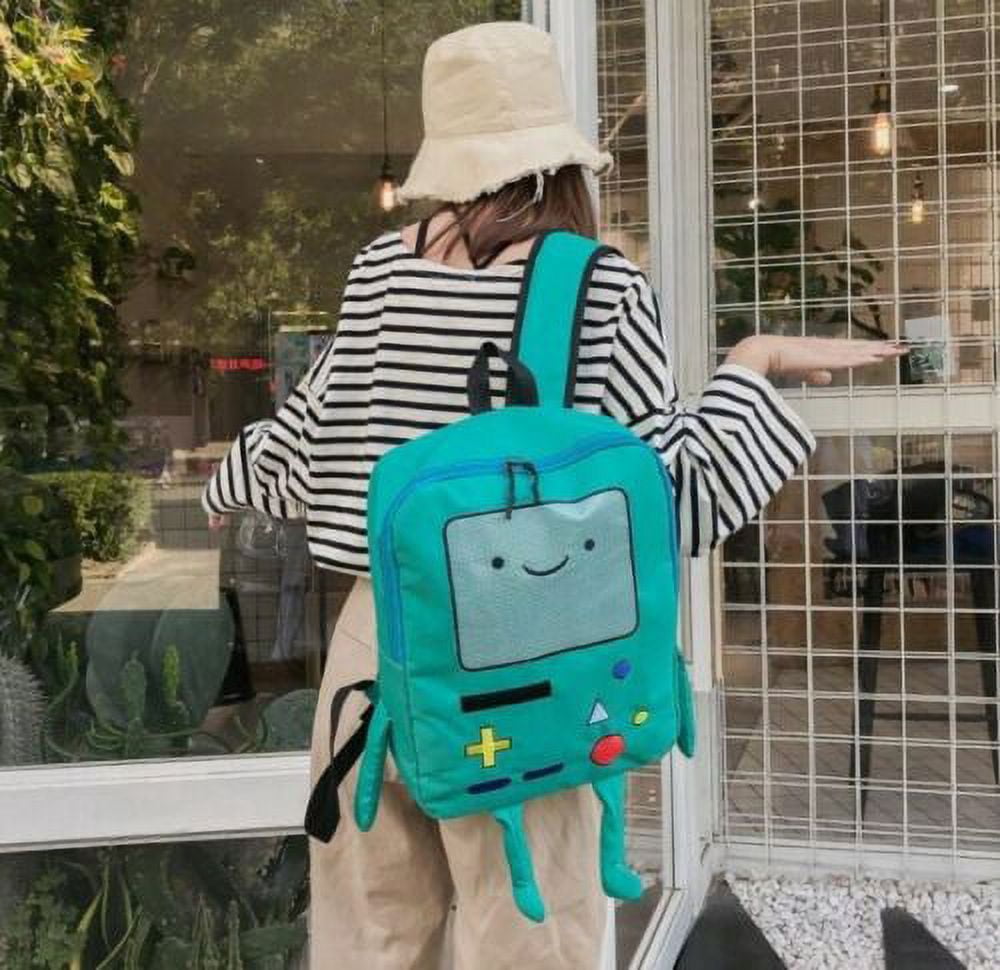 Canvas Backpack Anime Adventure Time Beemo BMO Kawaii Book Bag Backpack
