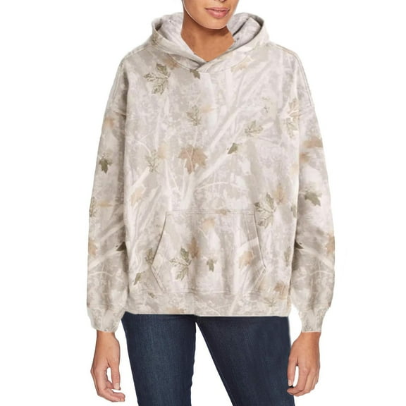 Viikei Zip Up Hoodies for Women Sweatshirt for Women Women's Fashion Flower Print Hooded Drawstring Pullover Long Sleeve Sweater Top Long Sleeve Hooded Top