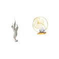 thumbnail image 1 of Figura decorativa,Escultura de plumas para escritorio,oficina,decoración del hogar,Figura decorativa de escritorio para decoración de mesa del hogar,Estatua de hoja,Estatua de hoja para, 1 of 8