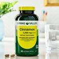 thumbnail image 5 of Spring Valley Cinnamon Dietary Supplement Vegetarian Capsules for Metabolism Support, 1000 mg, 400 Count, 5 of 11