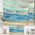 thumbnail image 3 of Porch & Den  Ocean Mineral Waves" Canvas Art - Blue 40 in. wide x 30 in. high, 3 of 5