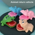 thumbnail image 5 of Biting Hand Crocodile Mouth Pull-back Car Toy Cartoon Hippo Puppy Animal Pull Back Toy Car Press Teeth Bite Fingers Tricky Toy, 5 of 11