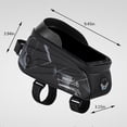 thumbnail image 4 of WEST BIKING Bicycle Frame Bag Tops Tube Bag Hard Shells, 4 of 8