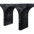 thumbnail image 5 of Meridian Furniture Pomezia Black Marble Finish Console Table, 5 of 8