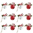 thumbnail image 3 of FUEENIRVA 12Pcs Hanging Bells Christmas Decorations Assorted Color Xmas Bells Pendants for Festive Party Decor, 3 of 8