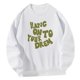 thumbnail image 4 of Sudadera con capucha para hombre y mujer, sudadera con cuello redondo, Tops Y2K, sudadera informal de manga larga con cuello redondo para uso diario , blanco, M Yinane Sudaderas con cuello redondo, 4 of 8