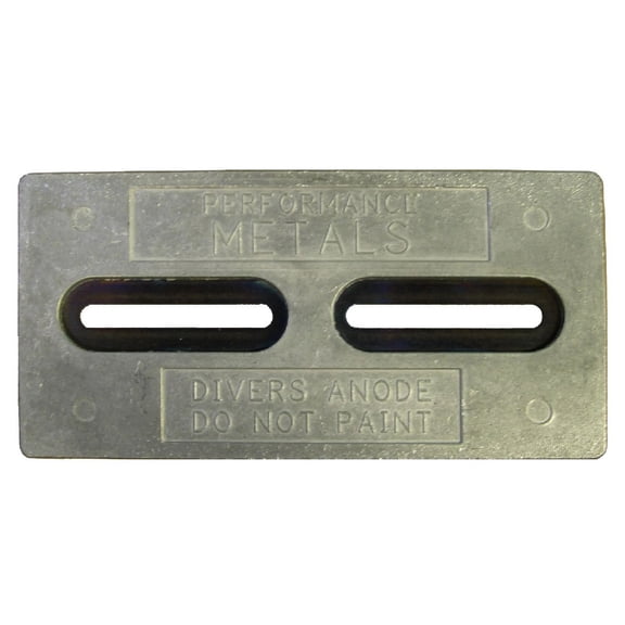 TEC-DIVERS DP1 HULL PLATE MAGNESIUM 12" X 6" X 1/2" DP1 Divers Plate, DP-612, TEC DP1, DD-612 Freshwater Use