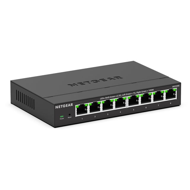 Switch de red NETGEAR MS308E de 8 puertos, 2.5 Gbps Multi-Gig