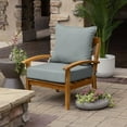 thumbnail image 2 of ARDEN Foam Outdoor Deep Seat Cushion Set, 24 x 24, made with ProFoam, Rain-proof, Fade Resistant, Stone Grey Leala, 2 of 9