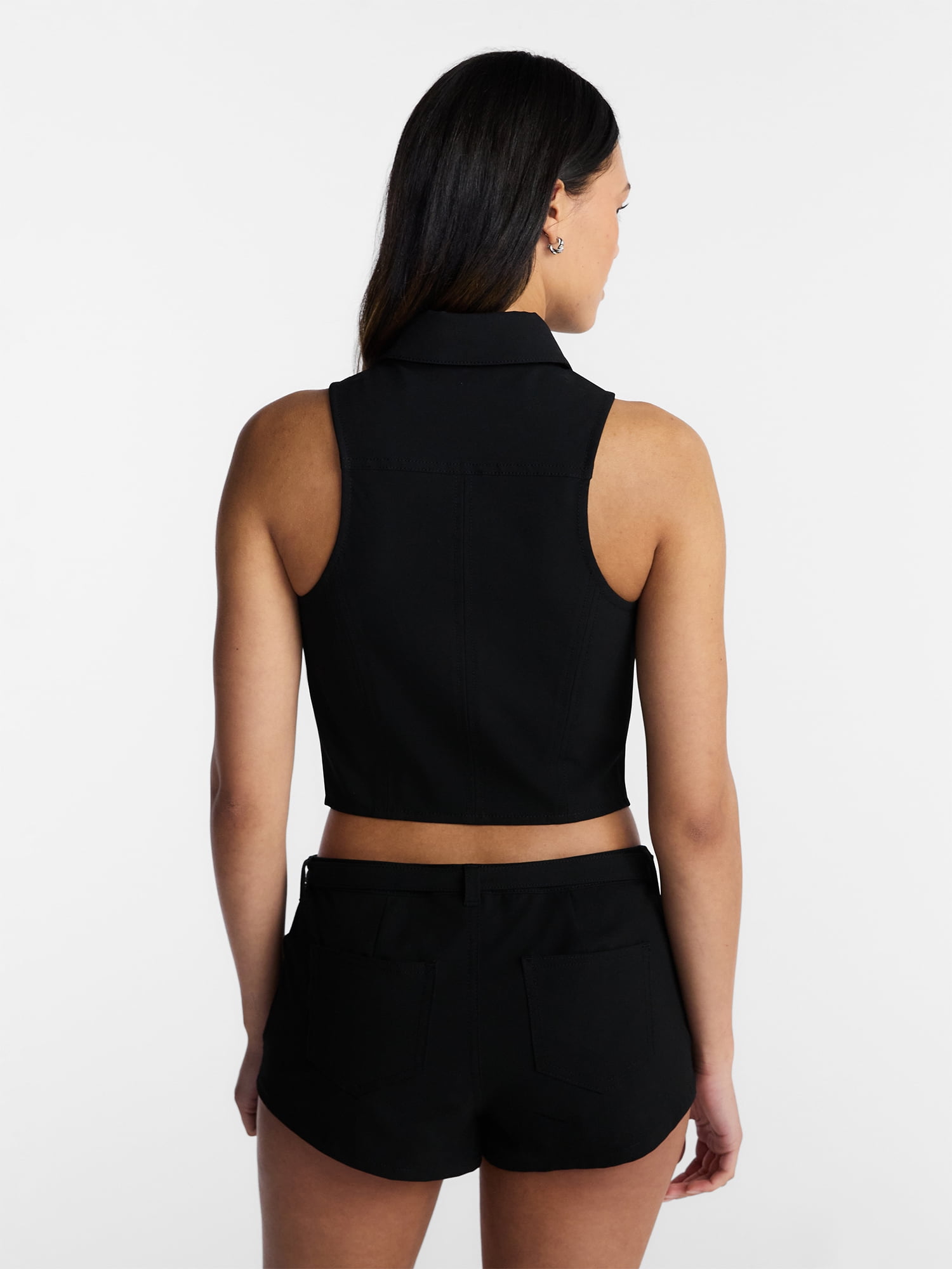No Boundaries Zip Front Vest, Women’s XXS-XXL
