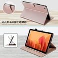 thumbnail image 4 of Dteck Case for Samsung Galaxy Tab A7 10.4-inch T500 T505 (2020 Released) ,Magnetic Patterned PU Leather Wallet Card Holder Kickstand Shockproof Protective Folio Cover,Rosegold, 4 of 7