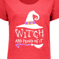 thumbnail image 4 of Inktastic Witch and Proud of It-halloween Women's Plus Size T-Shirt, 4 of 5