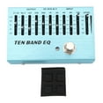 thumbnail image 2 of EQ Pedal, 10 Band EQ DC9V Single Block Aluminum Mini with LED Light for Guitar, 2 of 7