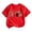 R310 Red, variant on Ruiwill School Shirts For Girls Summer Crew Neck Short Sleeve Kids Tops Casual Back To School Letter Print School Outfits For Girls Size 2-3 Years