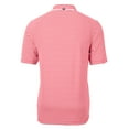 thumbnail image 3 of Men's Cutter & Buck Red Fort Wayne TinCaps Big & Tall Virtue Eco Pique Stripe Recycled DryTec Polo, 3 of 3