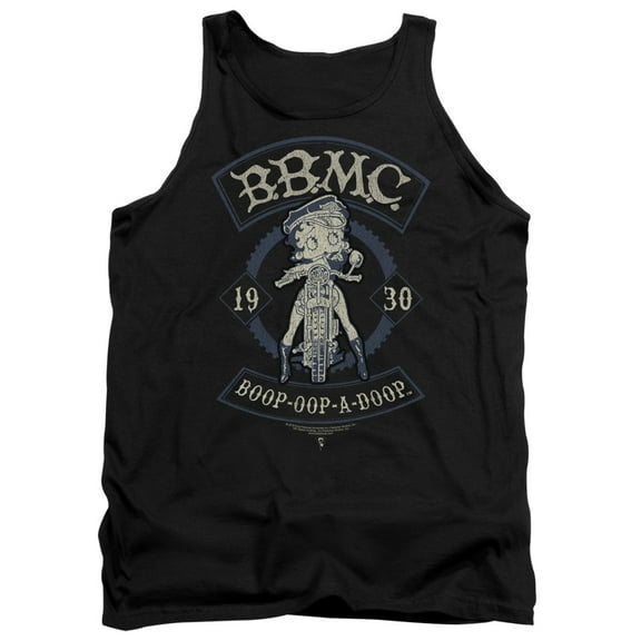 Betty Boop B.B.M.C. Adult Tank Top Black