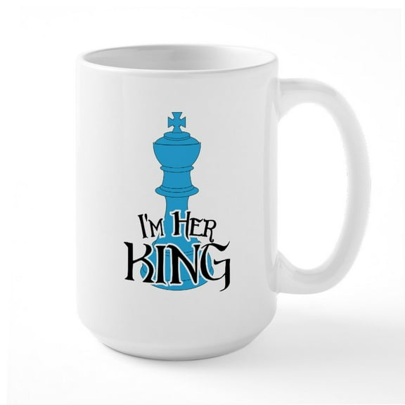 CafePress - I'm Her King - 15 oz Ceramic Large White Novelty Mug