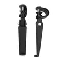 thumbnail image 4 of Reposapiés de motocicleta, reposapiés de motocicleta 1 par de pedales de modificación de pedal plegable Pedales de reposapiés de motocicleta para parachoques de 8.7-12.6 "(Negro), 4 of 5