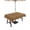 Brown, variant on Outdoor Tablecloths with Umbrella Hole & Zipper, Vintage Rattan 54x80 Inch Tablecloth Rectangle, Minimalist Abstract Wicker Texture Brown Waterproof Table Cloth, Patio/Pool/Picnic Table Covers