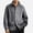 Gray, variant on Big and Tall Mens Turtleneck Cardigan Sweater Cable Knit Vintage Casual Button Down Sweaters with Pockets Size 3XL