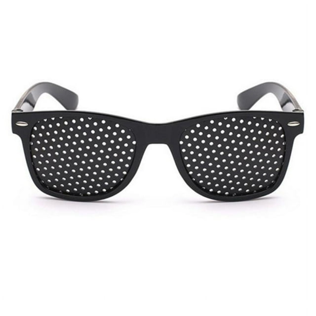 Gafas de sol ovaladas para mujer, gafas de sol Retro Vintage con protección UV400, gafas estenopeicas negras, gafas de protección para los ojos