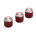 thumbnail image 4 of Control de bajo de guitarra shamjiam 3 piezas con rayas circulares rojas, 4 of 8