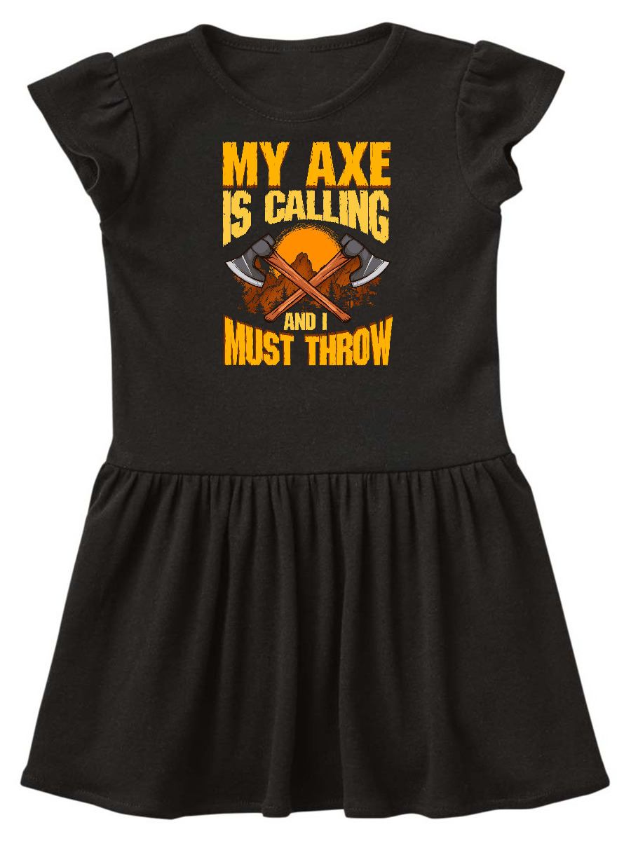 Axe Throwing Funny Gift Infant Dress