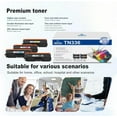 thumbnail image 6 of 4-Pack TN336 BK/C/M/Y Toner Cartridge Replacement for Brother with HL-L8250CDN L8350CDW/CDWT L9200CDW/CDWT MFC-L8600CDW 9460CDN L8850CDW L8650CDW L9550CDW DCP-9050CDN 9055CDN 9270CDN L8400CDN Printer, 6 of 6