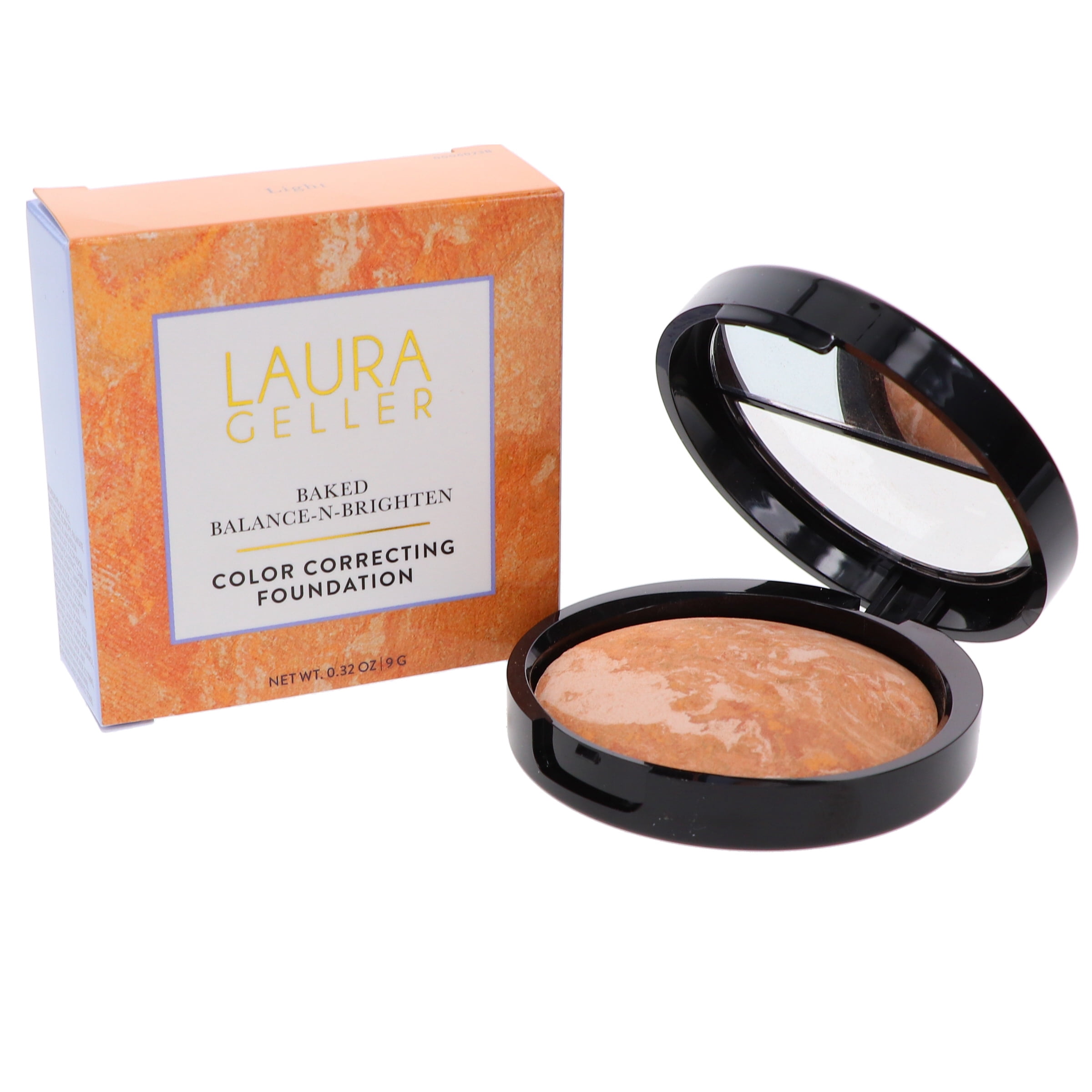 Laura geller new york baked balance-n-brighten foundation, color correcting light, 0.32 oz