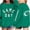Green, variant on KAUOD Girls Letter Print Sweatshirt Football Graphic Crewneck Pullover Long Sleeve Sweaters Kids Casual Fashion Top School Hoodies