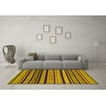 thumbnail image 3 of Ahgly Company Indoor Rectangle Abstract Yellow Modern Area Rugs, 6' x 9', 3 of 4