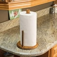 thumbnail image 4 of Home Basics Pine Paper Towel Holder, 4 of 4